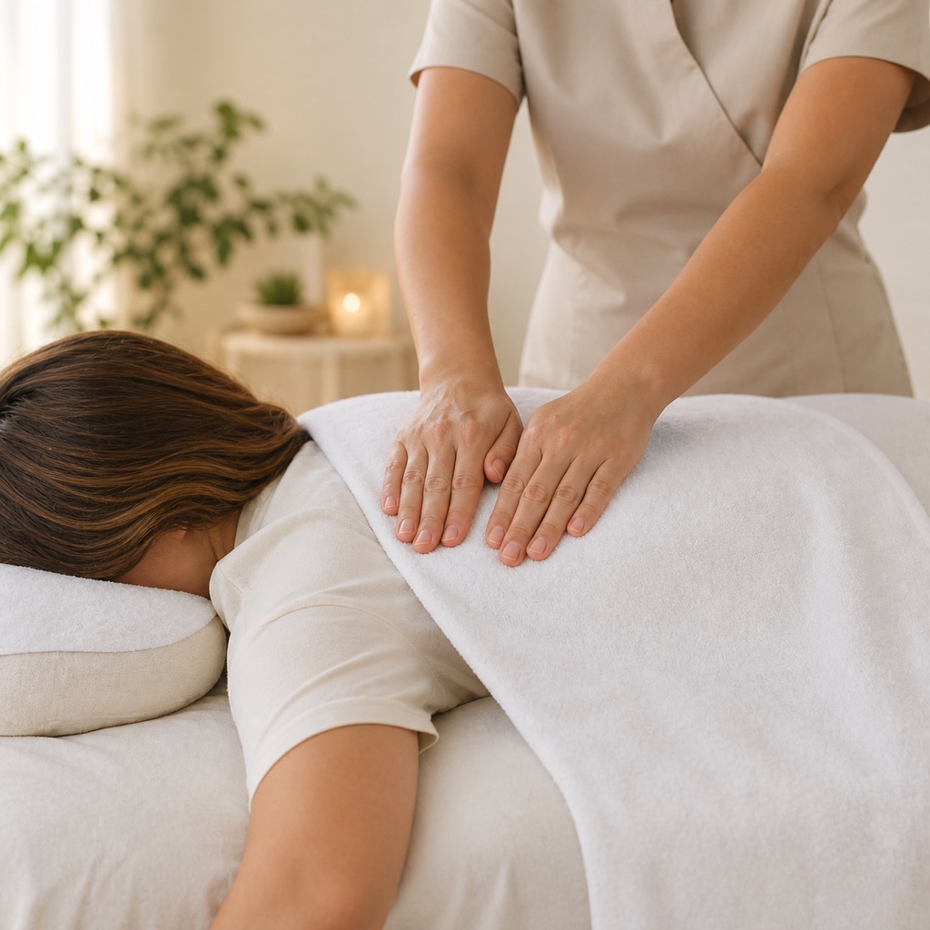 Swedish massage in a calm Newport Beach spa room